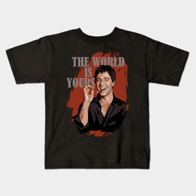 Scarface Kids T-Shirt by ashmidt